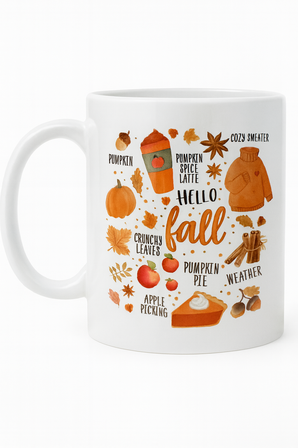 Hallo Herbst Keramiktasse für gemütliche Momente