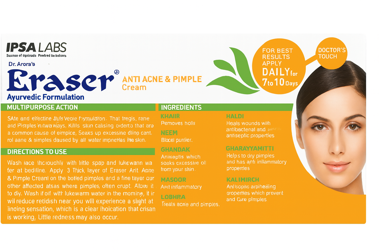 Ayurvedische Anti-Unreinheiten-Creme