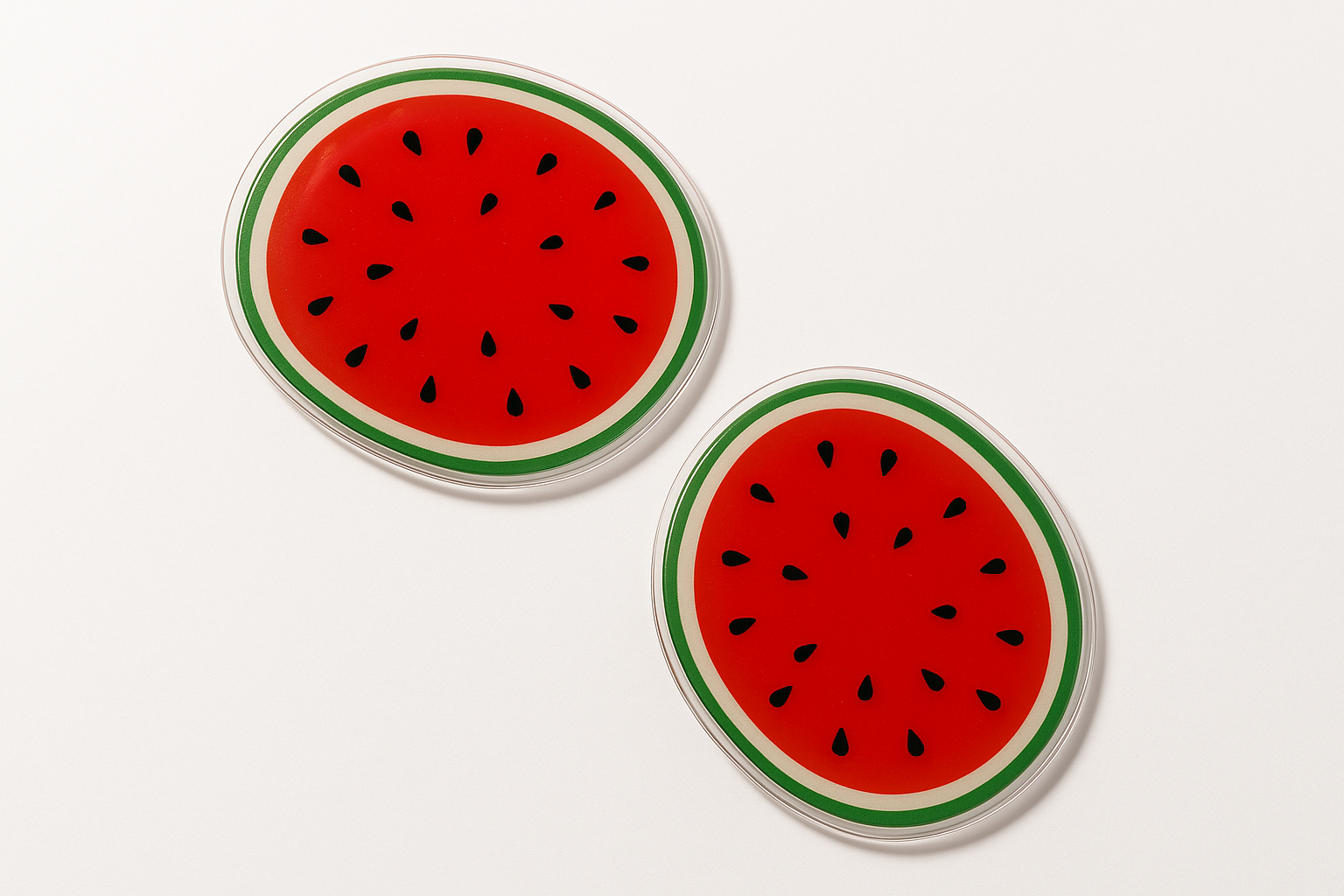 Kühlende Wassermelonen Augenpatches
