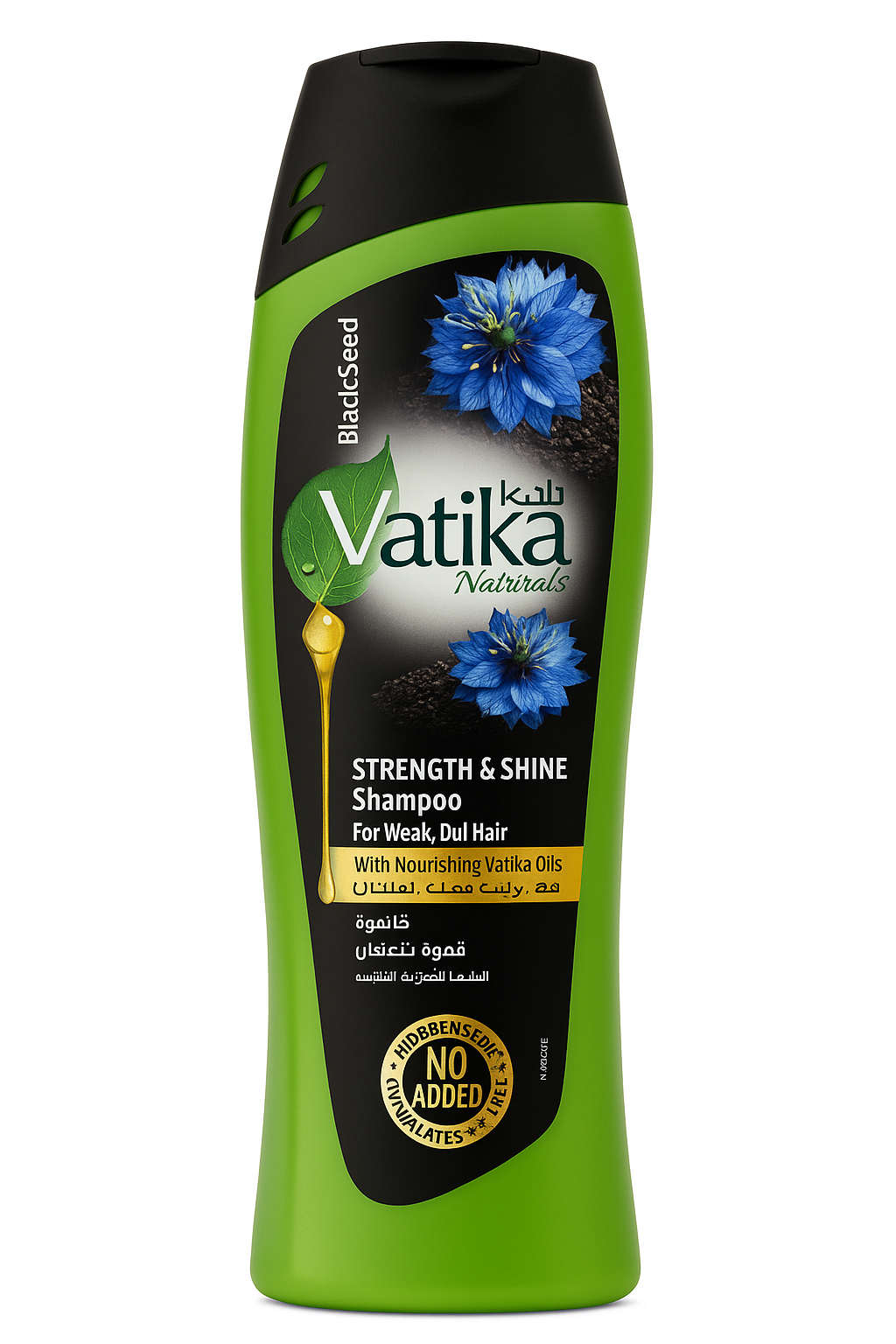 Vatika Naturals Shampoo mit Schwarzkümmel – Strength & Shine (200 ml)