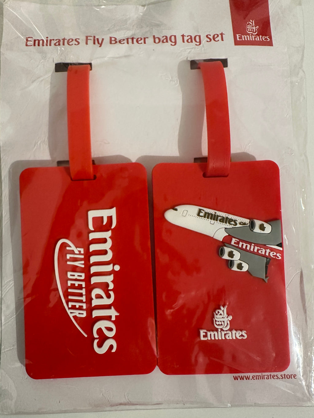 Emirates Bag Tag Set – 2 Stück