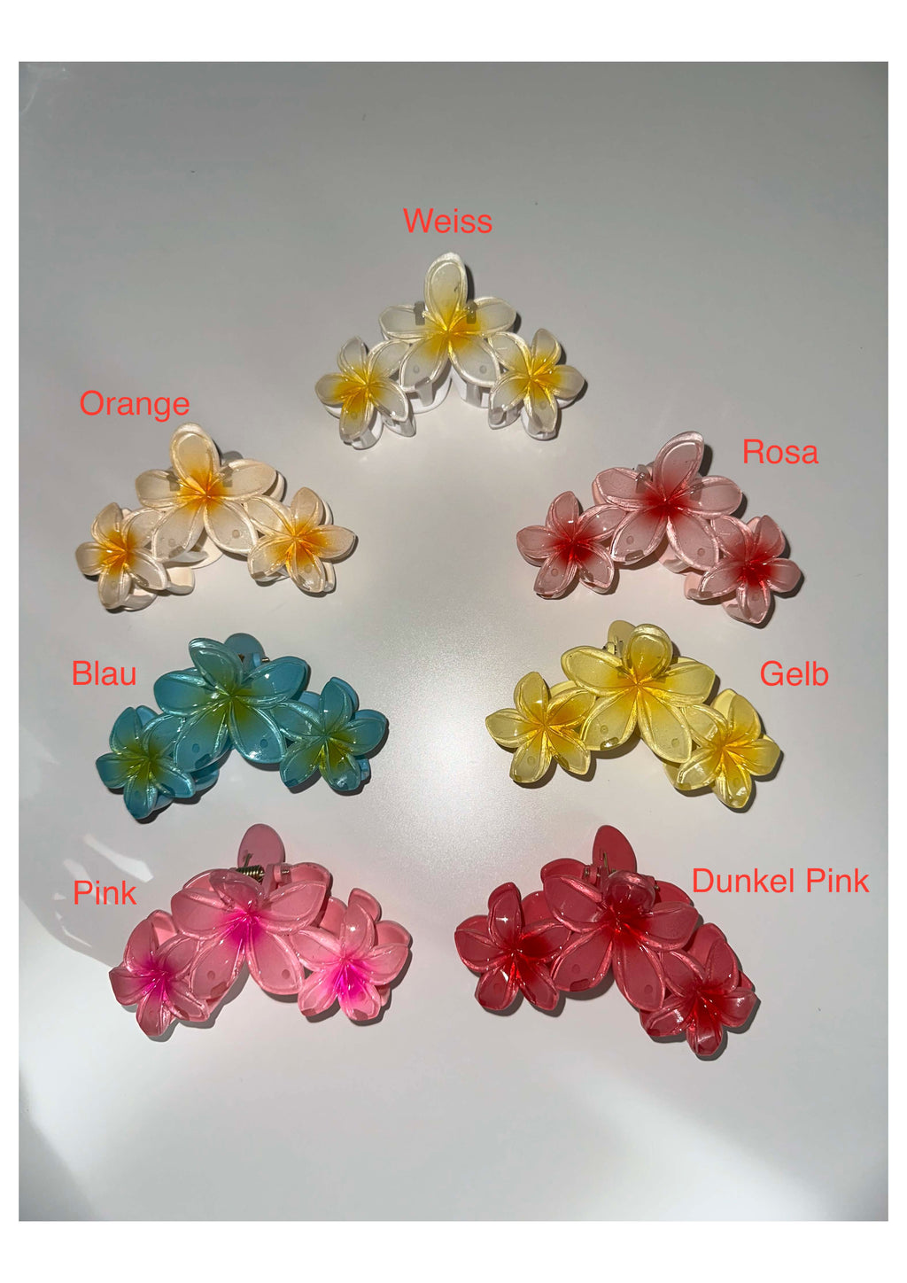 Blüten Haarklammern