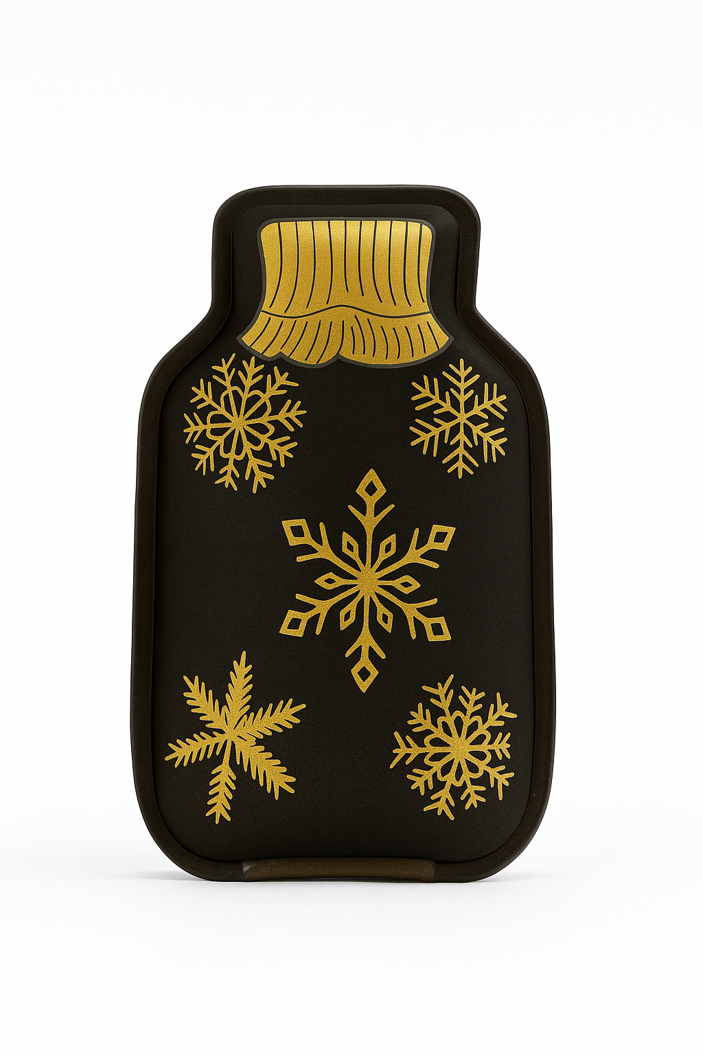 Handwärmer „Snowflake“ – Schwarz/Gold & Schwarz/Silber (wiederverwendbar)