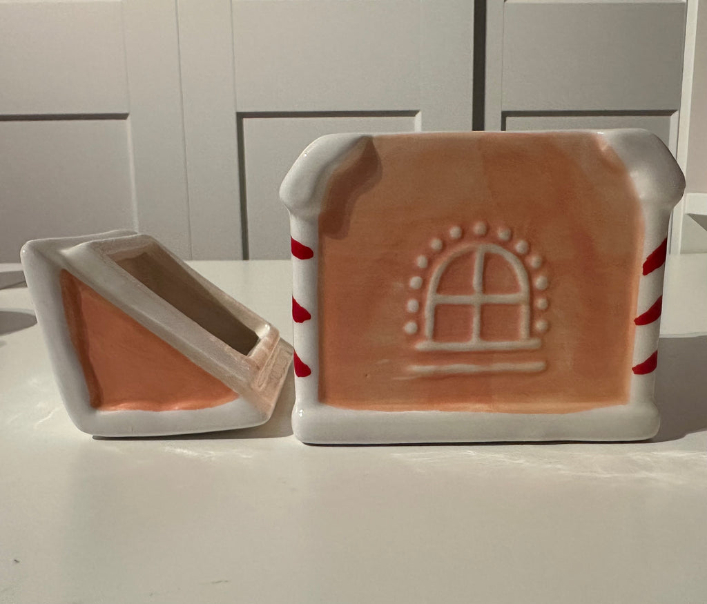 Keramikdose Lebkuchenhaus