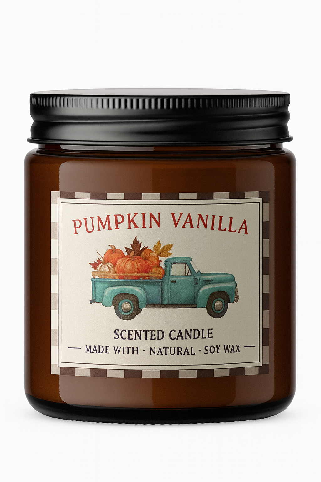 Duftkerze Pumpkin Vanilla - Glasjar Kerze
