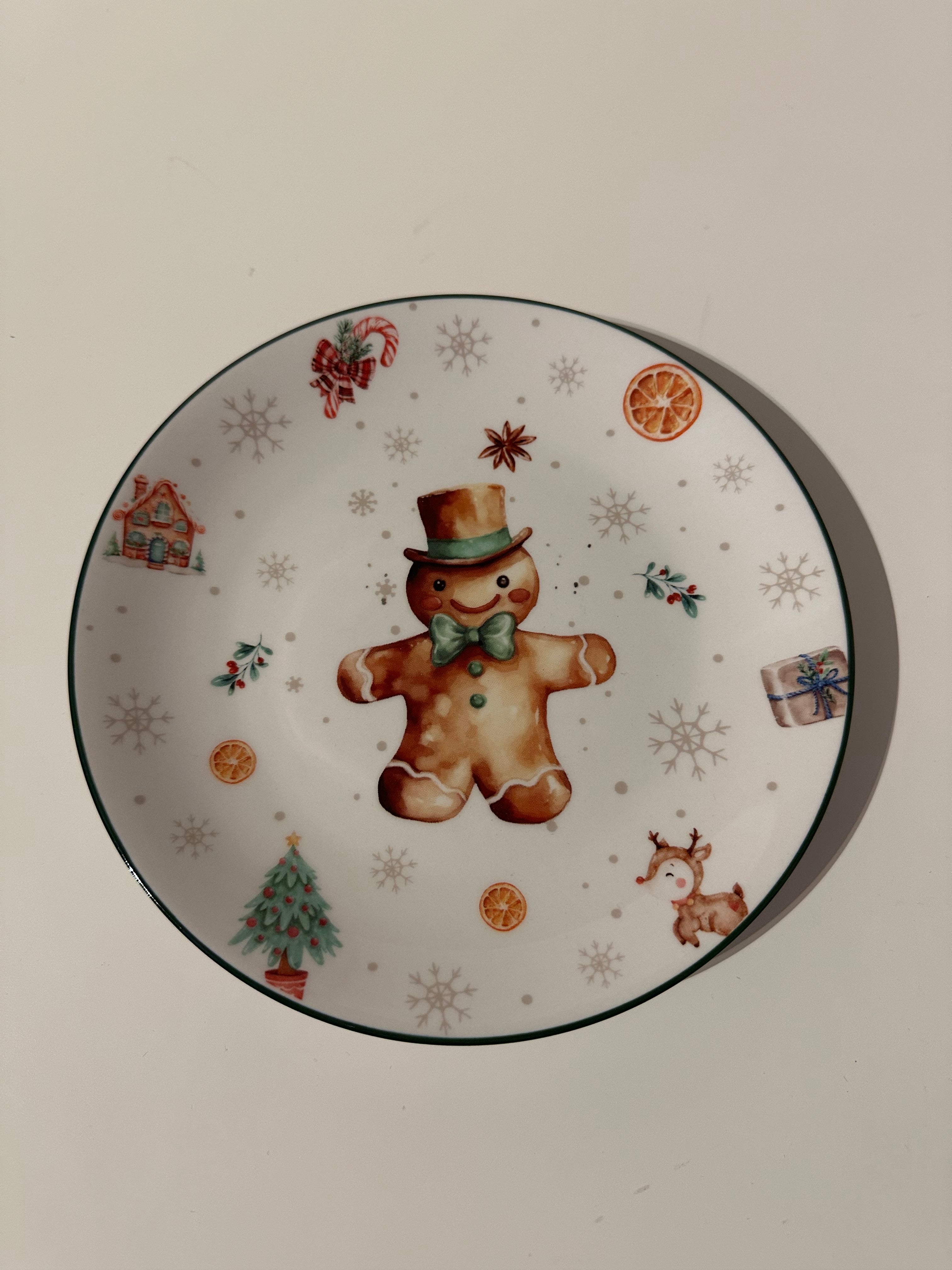 Weihnachtsteller Gingerbread Boy