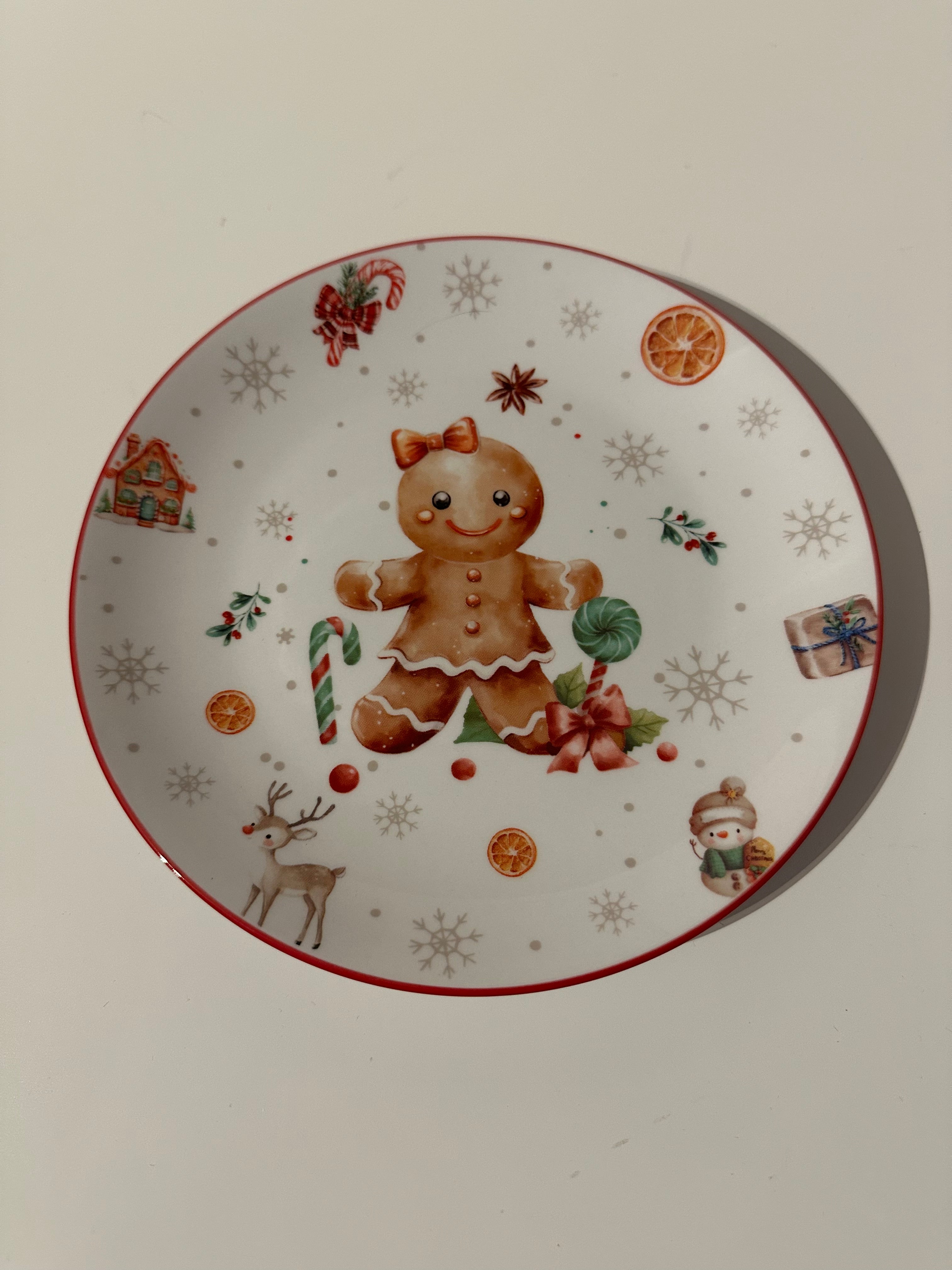 Weihnachtsteller Gingerbread Girl