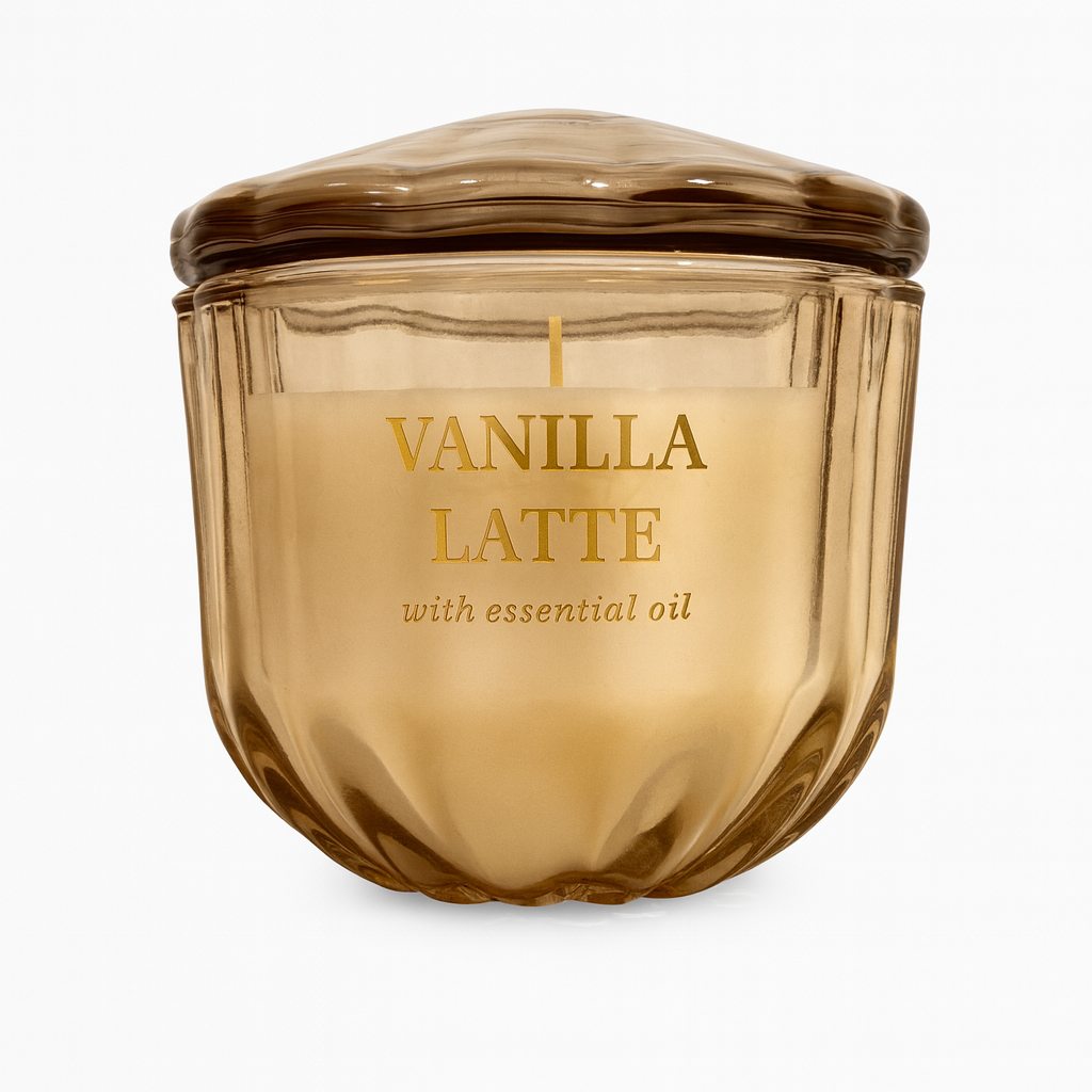 Duftkerze Vanilla Latte – 35h Brenndauer