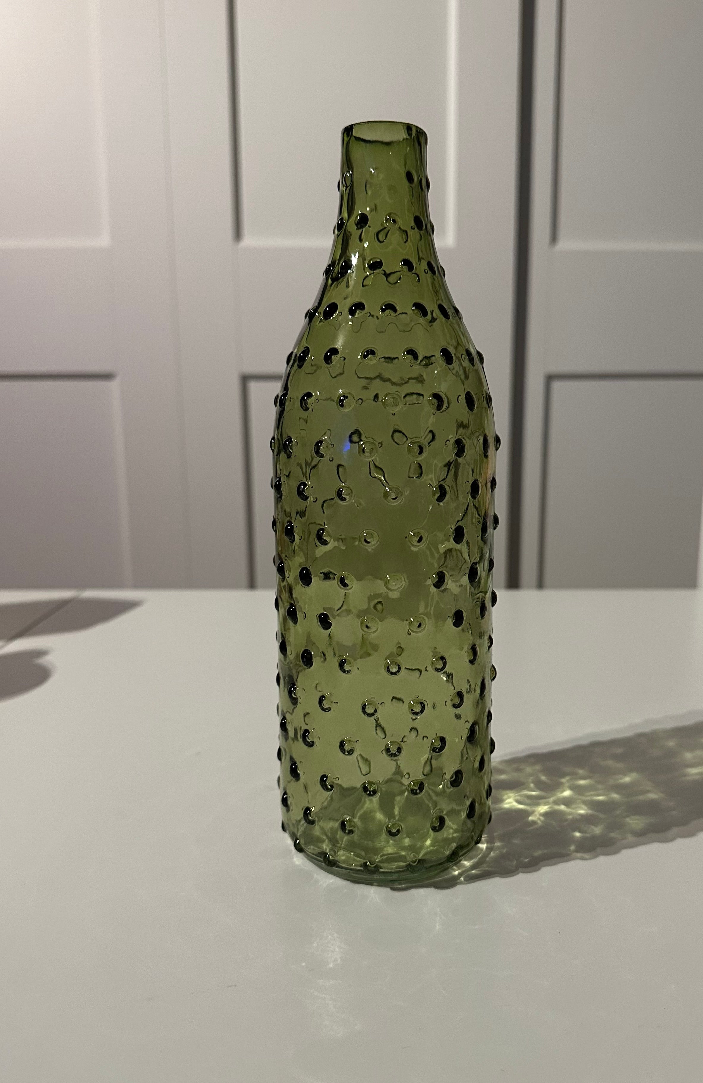 Vase - Green Dots