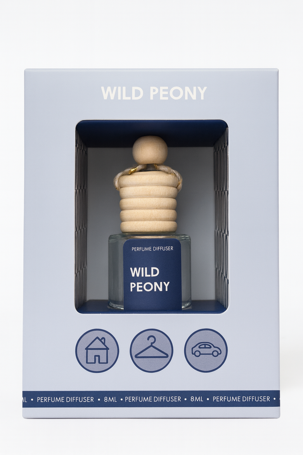 Wild Peony Duftdiffuser – frische Eleganz für Auto, Zuhause & Schrank